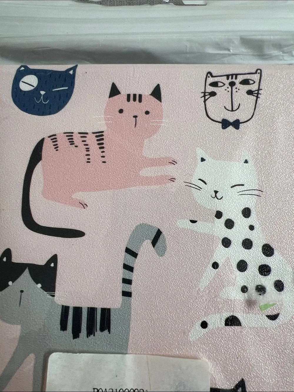 🌞 Pink Kitty Cat Print IPad or Tablet Case Protective Cover 10” x 7.5”